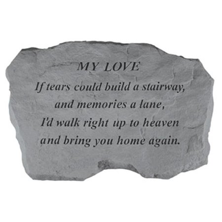 KAY BERRY INC Kay Berry- Inc. 97720 My Love-If Tears Could Build A Stairway - Memorial - 16 Inches x 10.5 Inches x 1.5 Inches 97720